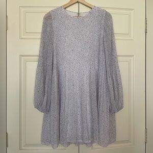 Aritzia ditsy blue floral babydoll dress!